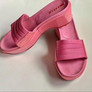 Prada Calzature Donna Platform Slides